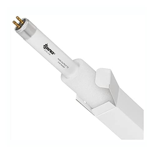 SUNPACK High Output T5HO 54W 6400K Strip Grow Light Replacement Bulb, White, 48" - Made for Indoor Gardening or Greenhouses, Ideal for Seed Starting