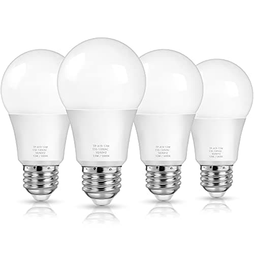 MAXvolador A19 LED Light Bulbs 4-Pack