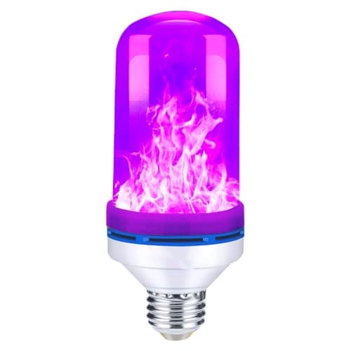 Purple Flame Light Bulb
