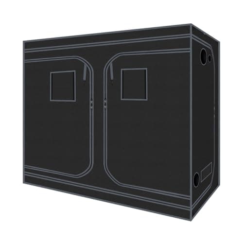 Grow Tents 96"x48"x78" High Reflective Grow Tent Indoor Grow Room for Planting Fruit Flower Veg with Removable Water-Proof Floor Tray 8x4