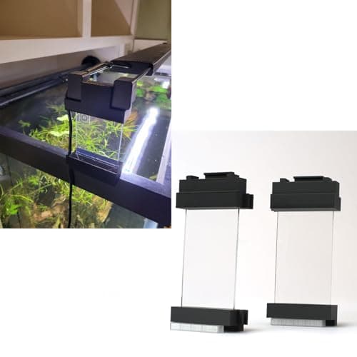Suitable for Fluval Planted & Marine 3.0 and 2.0 Light Stands, A Beautiful and Sturdy Riser Base, LED Light Mount (Acrylic Material in The Middle, 5 Inches Tall)