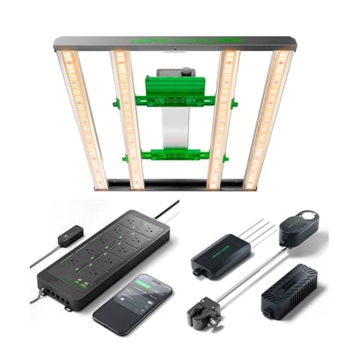 2025 New Version MARS HYDRO FC-E3000 300Watt LED Grow Light 3X3ft Full Spectrum Grow Light Bar and iHub-Pro and Smart Sensor Kit: PPFD, CO₂, and Soil Sensors