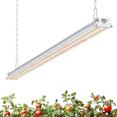 Barrina TX-S60 4FT Grow Light, 60W(420W Equivalent), Full Spectrum with 660nm Red LEDs, High PPFD, Linkable, Hanging Grow Lights with On/Off Switch for Indoor Plants, Greenhouse, Seeding, Veg, 1 Pack