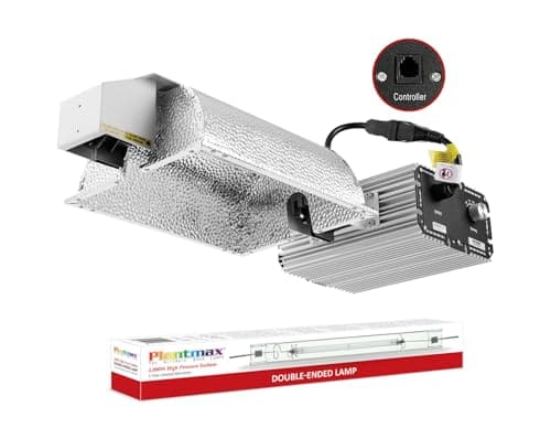 UltraGrow – Classic 1000W DE Double Ended HID Grow Light System with HID Bulb, Dimmable Ballast for Indoor Growing (Classic Controller & HPS)
