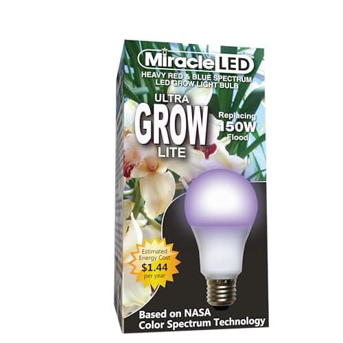 Miracle LED Purple Spectrum Ultra Grow Light Bulb for Pet Greens