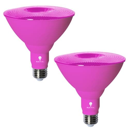 ORALUCE Pink Porch Light Bulb 40 Watt Equivalent,A15 LED Bulbs for Halloween Christmas Party Decoration and Lighting,Colored Light Bulb with E26 Base,5W 450LM Non-Dimmable,6 Pack.
