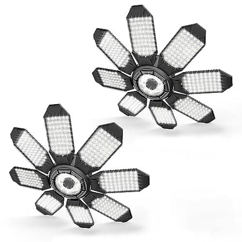 POLARPRA Garage Lights - 40000LM Super Bright