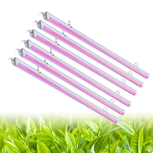 6 PACK LED Grow Light T8 Integrated Growth Tube Lamp 4ft 270W (45w x 6 1400W Equivalent)