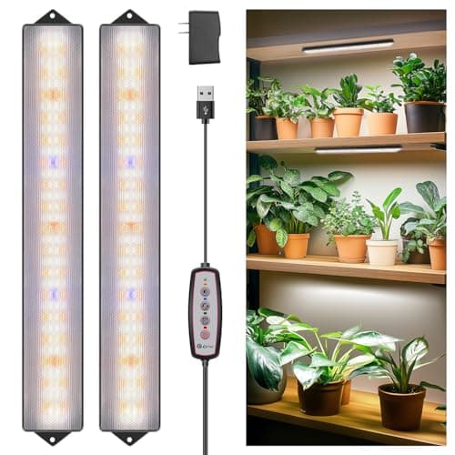 Wolezek Grow Lights for Indoor Plants, 210 LEDs Full Spectrum Plant Light Strips