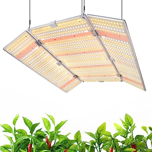 Barrina 480W BU4800 Dimmable LED Grow Lights, for 4x4/5x5 Grow Tent, Full Spectrum with IR, Daisy Chain Adjustable Light Panel, 1376 LEDs, Grow Lights for Indoor Plants Seed Veg Blooming