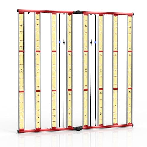 AGLEX 800W LED Grow Lights, Full Spectrum Grow Light with UV IR, Daisy Chain Plant Bar Style Grow Light Foldable & Dimmable for Indoor Growing Commercial Hydroponic Growing Lamp 6x6ft Core Coverage