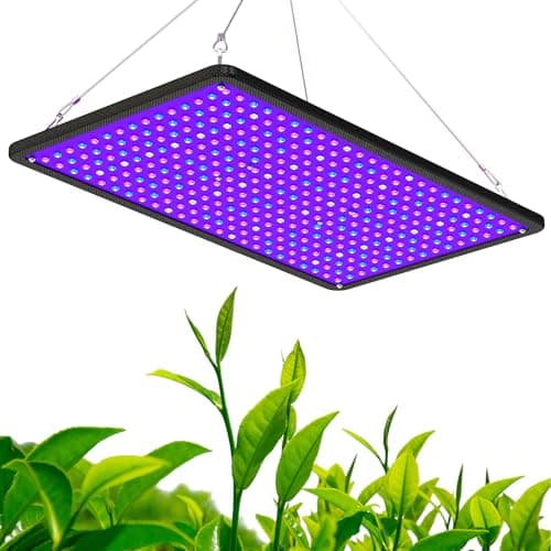 1000W LED Grow Light, Full Spectrum Plant Light, UV-IR Included Hanging Grow Lights for Indoor Plants Seedling Hydroponic Plants Veg Flower Growing Lamps for 3x3/2x2 Grow Tent (Actual Power 100±5W)