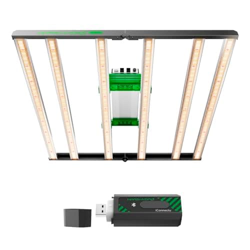 MARS HYDRO 2025 New Version FC-E4800 Foldable LED Grow Light 4x4ft Full Spectrum Grow Light Bar 480Watt and iConnectu Controller