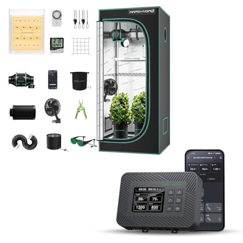 MARS HYDRO 2x2 Grow Tent Kit Complete System with Newly Upgraded Digital Intelligent Temperature and Humidity Controller