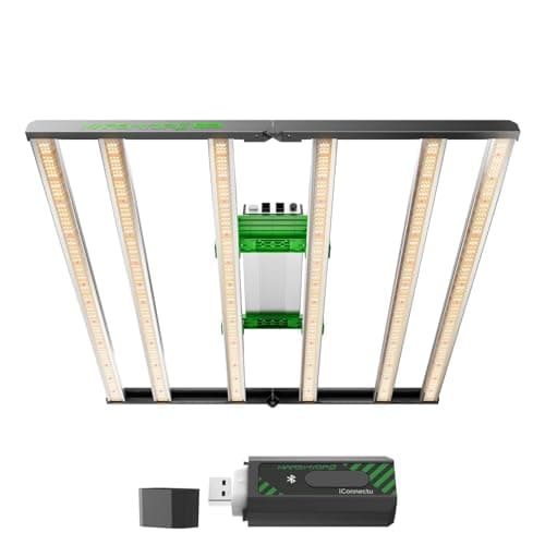 MARS HYDRO FC4800 Samsung LM301H EVO Bar LED Grow Light 4x4, 1296 Diodes and iConnectu Controller