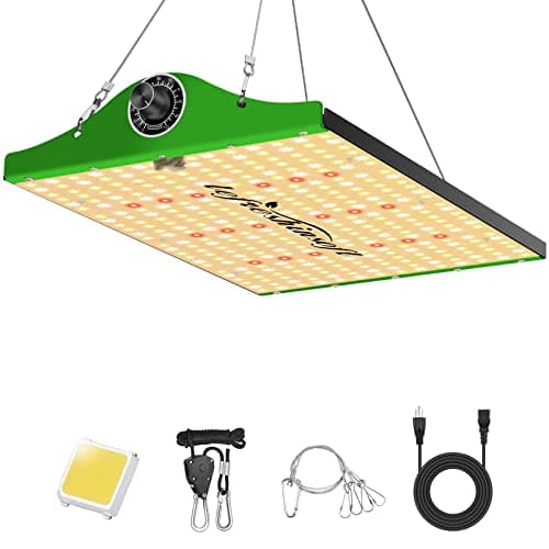 LeFreshinsoft Full Spectrum 1000W LED Grow Light F1000 Series 3 x 3ft Coverage Dimmable Samsung UV IR Grow Lamps for Indoor Plants