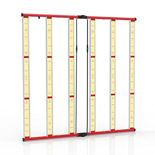 AGLEX 600W LED Grow Lights, Full Spectrum Grow Light with UV IR, Daisy Chain Plant Bar Style Grow Light Foldable & Dimmable for Indoor Growing Commercial Hydroponic Growing Lamp 5x5ft Core Coverage