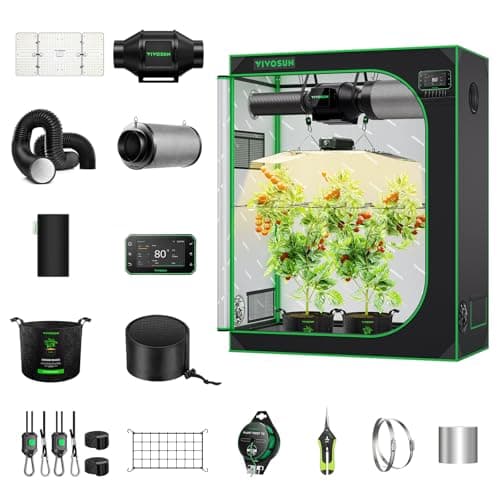 VIVOSUN Smart Grow Tent Kit, 4 × 2ft 2-Plant System