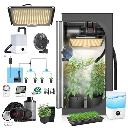 TopoGrow Upgrade Integrated Auto Grow Tent Kit Complete Kit
