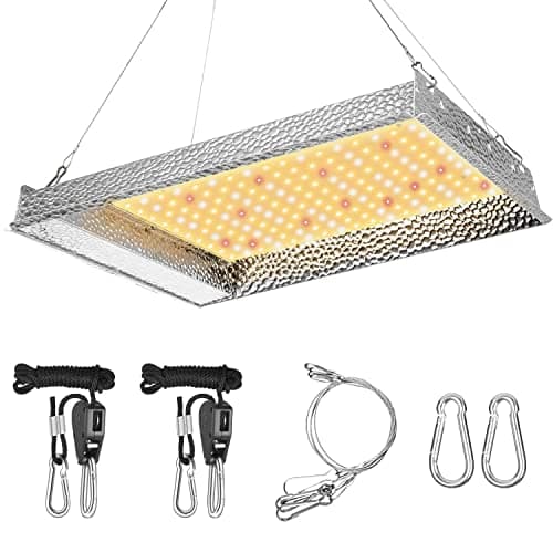 iPower 2025 600W LED Grow Light, Sunlike Full Spectrum Plants Lamp for Hydroponic Greenhouse, Indoor Seeding Veg and Bloom, 4x4 Coverage